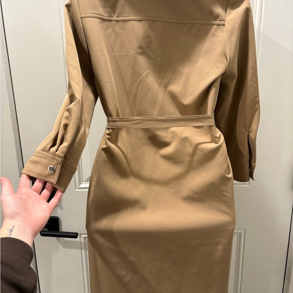 Tommy Hilfiger Tan Shirt Dress - Picture 2 of 6